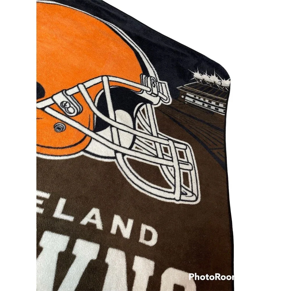 NFL Cleveland Browns Soft Fleece Throw‎ Blanket 56